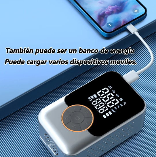 Compresor Inflador Portátil 150psi Recargable Mini Multiuso