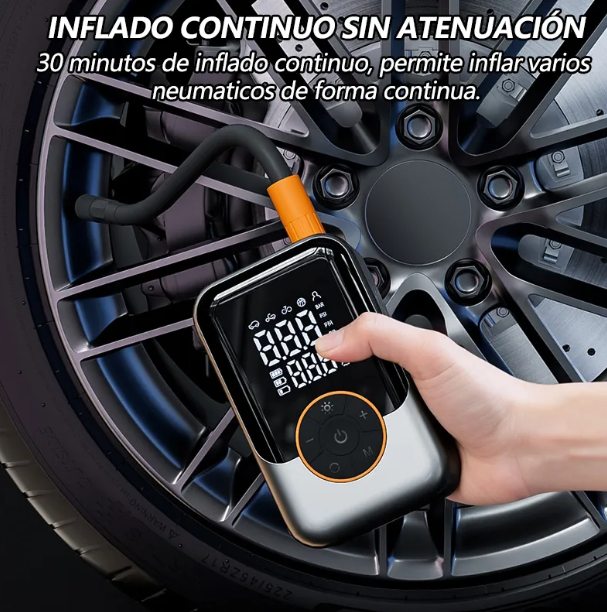 Compresor Inflador Portátil 150psi Recargable Mini Multiuso