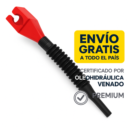 Embudo Flexible OV Para Agua - Combustible - Aceite - MULTIUSO