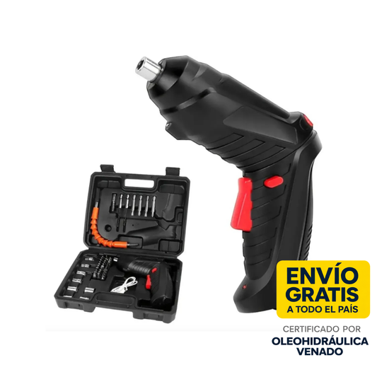 Taladro Y Destornillador Eléctrico Satellite A-TK82 Negro