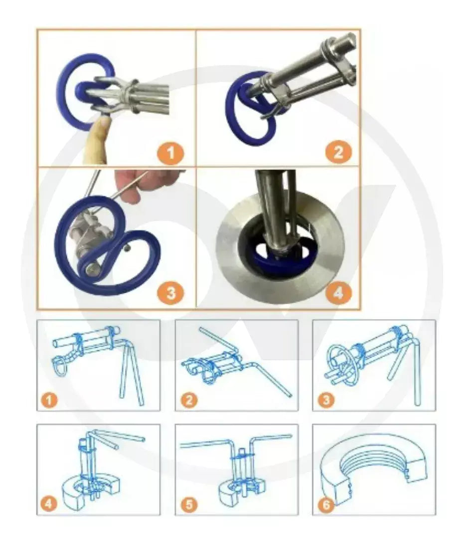 KIT COLOCADOR DE POLIPACK CILINDRO HIDRAULICO